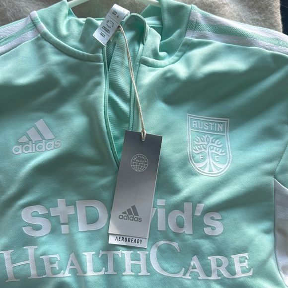 Austin FC MLS Grey Training Quarter-Zip Pullover Shirt - Picture 5 of 5